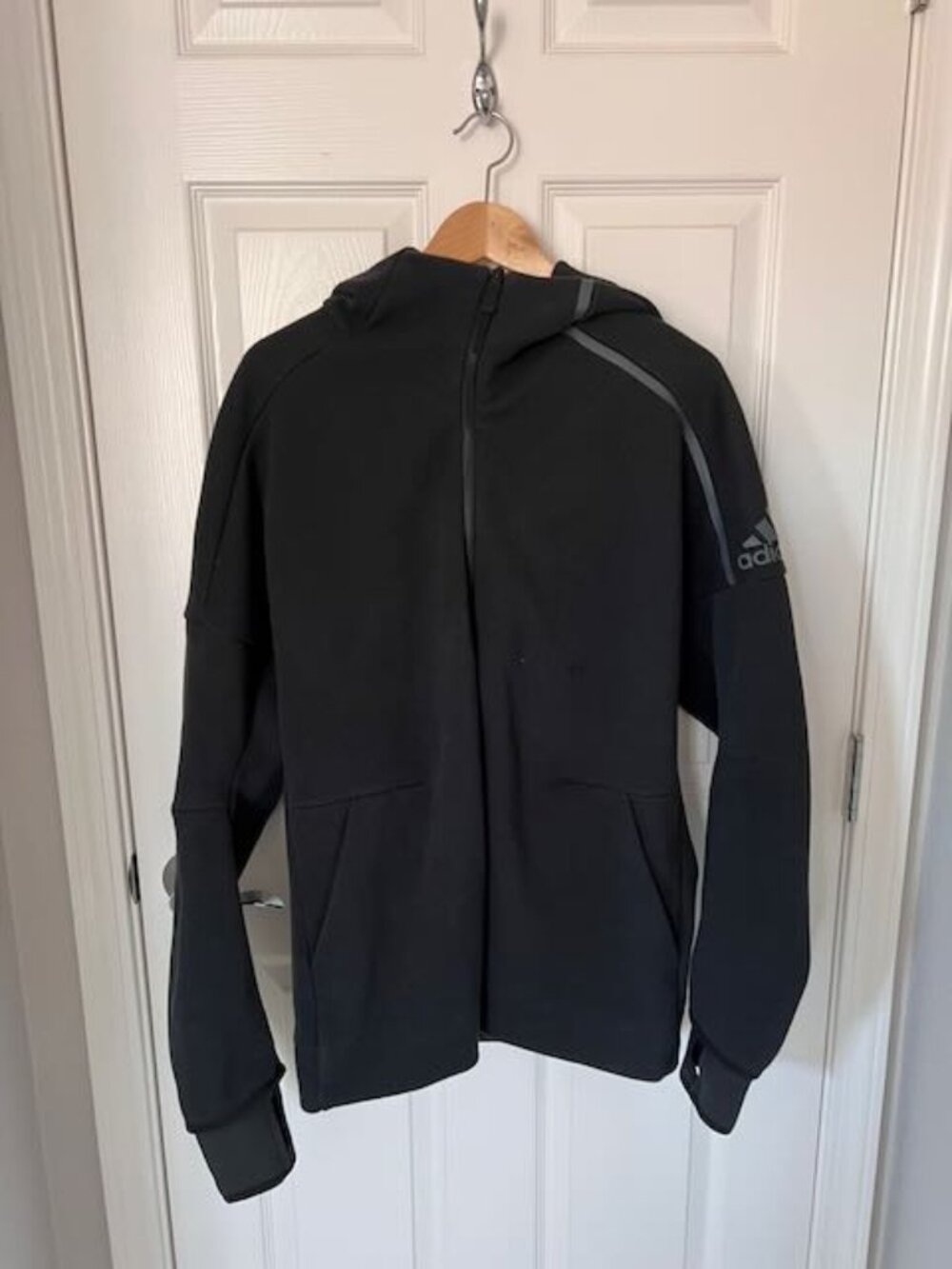 Adidas ZNE Men's Hoodie in Black - Size Large